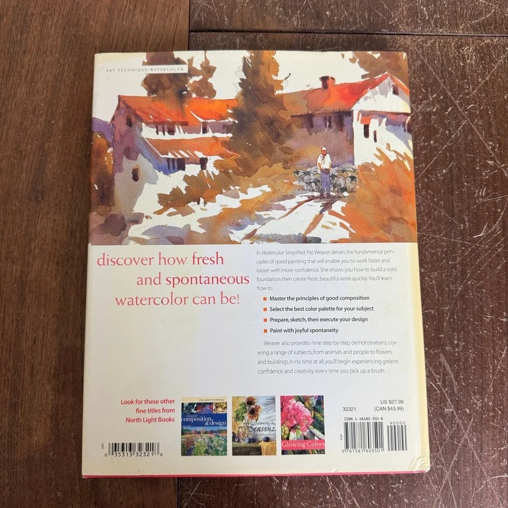 Watercolor Simplified hardback book Pat Weaver 2003‎